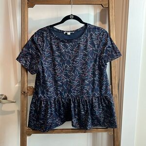 Anthropology peplum top